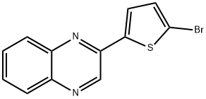 2-(5-bromo-2-thienyl)quinoxaline Struktur