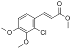 METHYL 3-(2-CHLORO-3,4-DIMETHOXYPHENYL)ACRYLATE Struktur