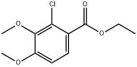 ETHYL 2-CHLORO-3,4-DIMETHOXYBENZOATE Struktur