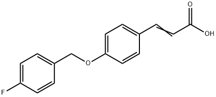 3-(4-(4-FLUOROBENZYLOXY)PHENYL)ACRYLIC ACID Struktur