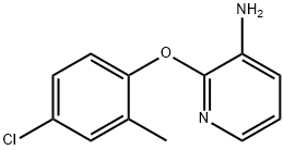 3-AMINO-2-(4-CHLORO-2-METHYLPHENOXY)PYRIDINE Struktur