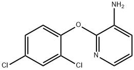 3-AMINO-2-(2,4-DICHLOROPHENOXY)PYRIDINE Struktur