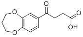 4-(3,4-DIHYDRO-2H-1,5-BENZODIOXEPIN-7-YL)-4-OXOBUTANOIC ACID Struktur