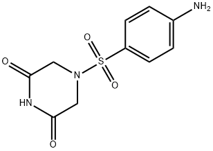 4-[(4-AMINOPHENYL)SULFONYL]PIPERAZINE-2,6-DIONE Struktur