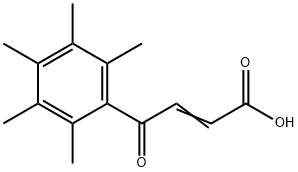 4-OXO-4-(2,3,4,5,6-PENTAMETHYLPHENYL)BUT-2-ENOIC ACID Struktur