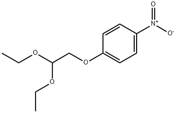 2-(4-Nitrophenoxy)acetaldehyde diethylacetal Struktur