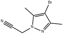 2-(4-BROMO-3,5-DIMETHYL-1H-PYRAZOL-1-YL)ACETONITRILE Struktur