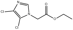 ETHYL 2-(4,5-DICHLORO-1H-IMIDAZOL-1-YL)ACETATE Struktur