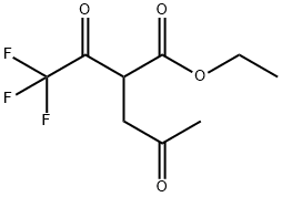 3-CARBETHOXY-1,1,1-TRIFLUOROHEXANE-2,5-DIONE Struktur