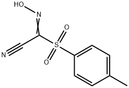 2-HYDROXYIMINO-2-[(4-METHYLPHENYL)SULFONYL]ACETONITRILE Struktur