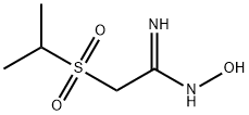 (Isopropylsulphonyl)acetamide oxime Struktur