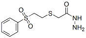 2-{[2-(PHENYLSULFONYL)ETHYL]THIO}ETHANOHYDRAZIDE Struktur