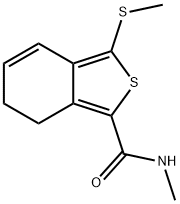 N1-METHYL-3-(METHYLTHIO)-6,7-DIHYDROBENZO[C]THIOPHENE-1-CARBOXAMIDE Struktur