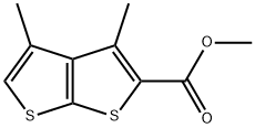 METHYL 3,4-DIMETHYLTHIENO[2,3-B]THIOPHENE-2-CARBOXYLATE Struktur