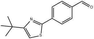 4-[4-(TERT-BUTYL)-1,3-THIAZOL-2-YL]BENZALDEHYDE Struktur