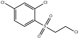 2,4-DICHLORO-1-[(2-CHLOROETHYL)SULFONYL]BENZENE Struktur