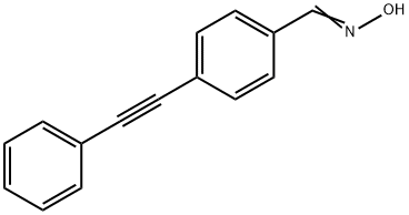 4-(2-PHENYLETH-1-YNYL)BENZALDEHYDE OXIME Struktur