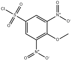 3,5-DINITRO-4-METHOXYBENZENE1-SULFONYL CHLORIDE Struktur