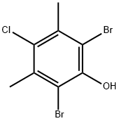 2,6-DIBROMO-4-CHLORO-3,5-DIMETHYLPHENOL Struktur