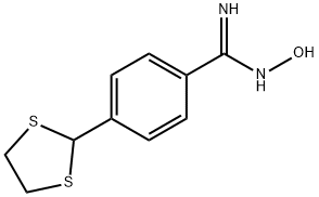 4-(1,3-DITHIOLAN-2-YL)-N'-HYDROXYBENZENECARBOXIMIDAMIDE Struktur