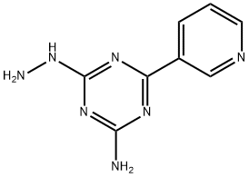 4-HYDRAZINO-6-(3-PYRIDYL)-1,3,5-TRIAZIN-2-AMINE Struktur