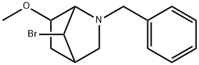 2-BENZYL-7-BROMO-6-METHOXY-2-AZABICYCLO[2.2.1]HEPTANE Struktur