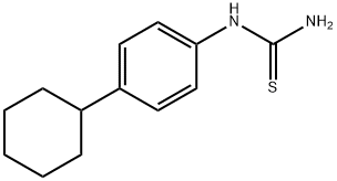 N-(4-cyclohexylphenyl)thiourea Struktur