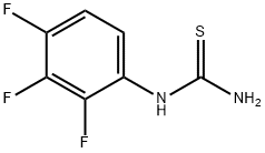 2,3,4-TRIFLUOROPHENYLTHIOUREA Struktur