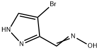 4-BROMO-1H-PYRAZOLE-3-CARBALDEHYDE OXIME, TECH. Struktur