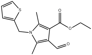 ETHYL 4-FORMYL-2,5-DIMETHYL-1-(2-THIENYLMETHYL)-1H-PYRROLE-3-CARBOXYLATE price.