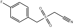 4-FLUOROBENZYLSULFONYLACETONITRILE Struktur