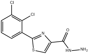 2-(2,3-DICHLOROPHENYL)-1,3-THIAZOLE-4-CARBOHYDRAZIDE Struktur