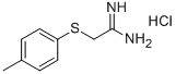 2-(4-METHYLPHENYLTHIO)ACETAMIDINE HYDROCHLORIDE Struktur