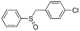 1-(benzenesulfinylmethyl)-4-chloro-benzene Struktur