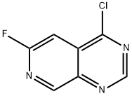 4-CHLORO-6-FLUOROPYRIDO[3,4-D]PYRIMIDINE Struktur