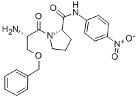 O-BZL-(L)-SER-(L)-PROLYL-P-NITROANILIDE Struktur