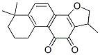 (-)-1,2,6,7,8,9,10,11-Octahydro-1,6,6-trimethylphenanthro[1,2-b]furan-10,11-dione Struktur