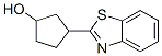 Cyclopentanol, 3-(2-benzothiazolyl)- (9CI) Struktur