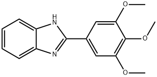 2-(3,4,5-TRIMETHOXYPHENYL)-1H-BENZIMIDAZOLE Struktur