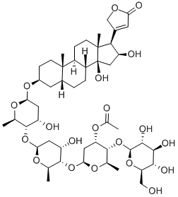 LANATOSIDE B Struktur