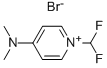 Pyridinium, 1-(difluoromethyl)-4-(dimethylamino)-, bromide (1:1) Struktur