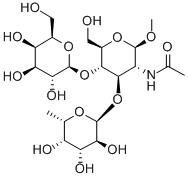 Lewis X Trisaccharide, Methyl Glycoside Struktur