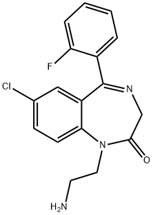 didesethylflurazepam Struktur