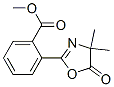 Benzoic  acid,  2-(4,5-dihydro-4,4-dimethyl-5-oxo-2-oxazolyl)-,  methyl  ester Struktur