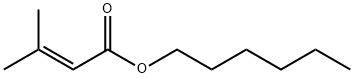 hexyl 3-methyl-2-butenoate  Struktur