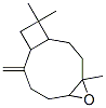 4,12,12-trimethyl-9-methylene-5-oxatricyclo[8.2.0.04,6]dodecane  Struktur