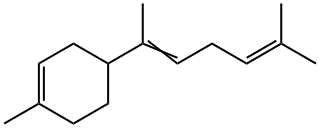 6-methyl-2-(4-methylcyclohex-3-enyl)hept-2,5-diene Struktur