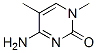 2(1H)-Pyrimidinone,4-amino-1,5-dimethyl- Struktur