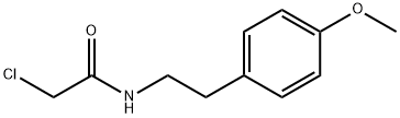 2-Chloro-N-[2-(4-methoxy-phenyl)-ethyl]-acetamide Struktur