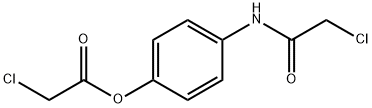 Chloroacetic acid 4-[(chloroacetyl)amino]phenyl ester Struktur